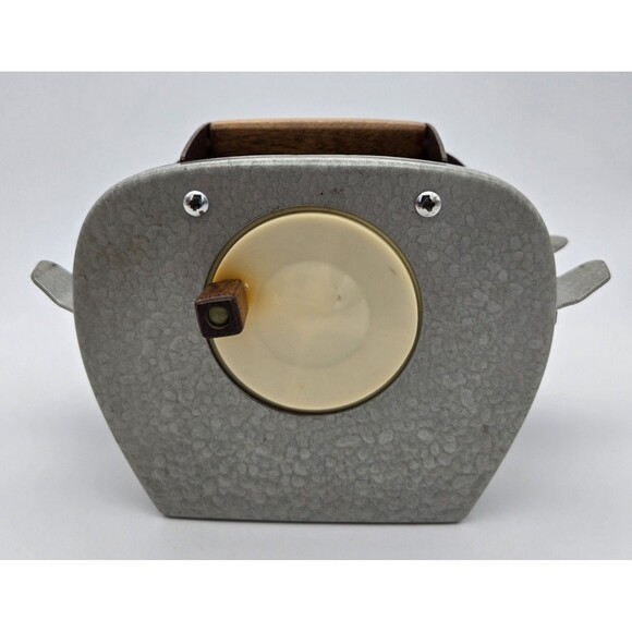 Nestor Johnson Wood Metal Hand Crank Card Shuffler Vintage Box Patent 2706117 - Picture 8 of 11